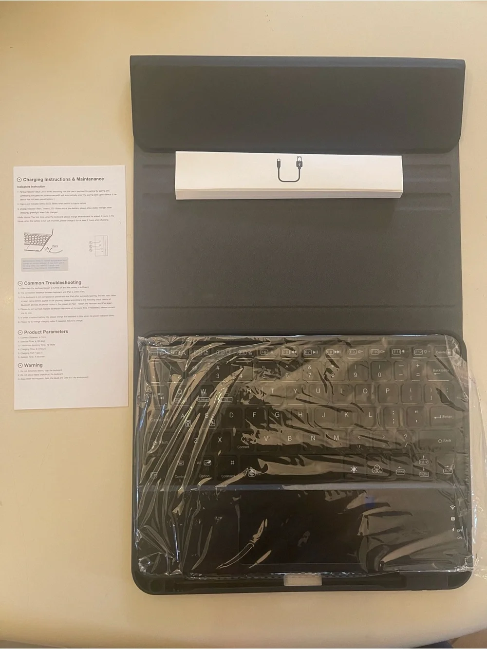 Compatible for iPad 11th 10th Generation Case with Keyboard, Folio Cover